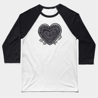 JHorror heart Baseball T-Shirt